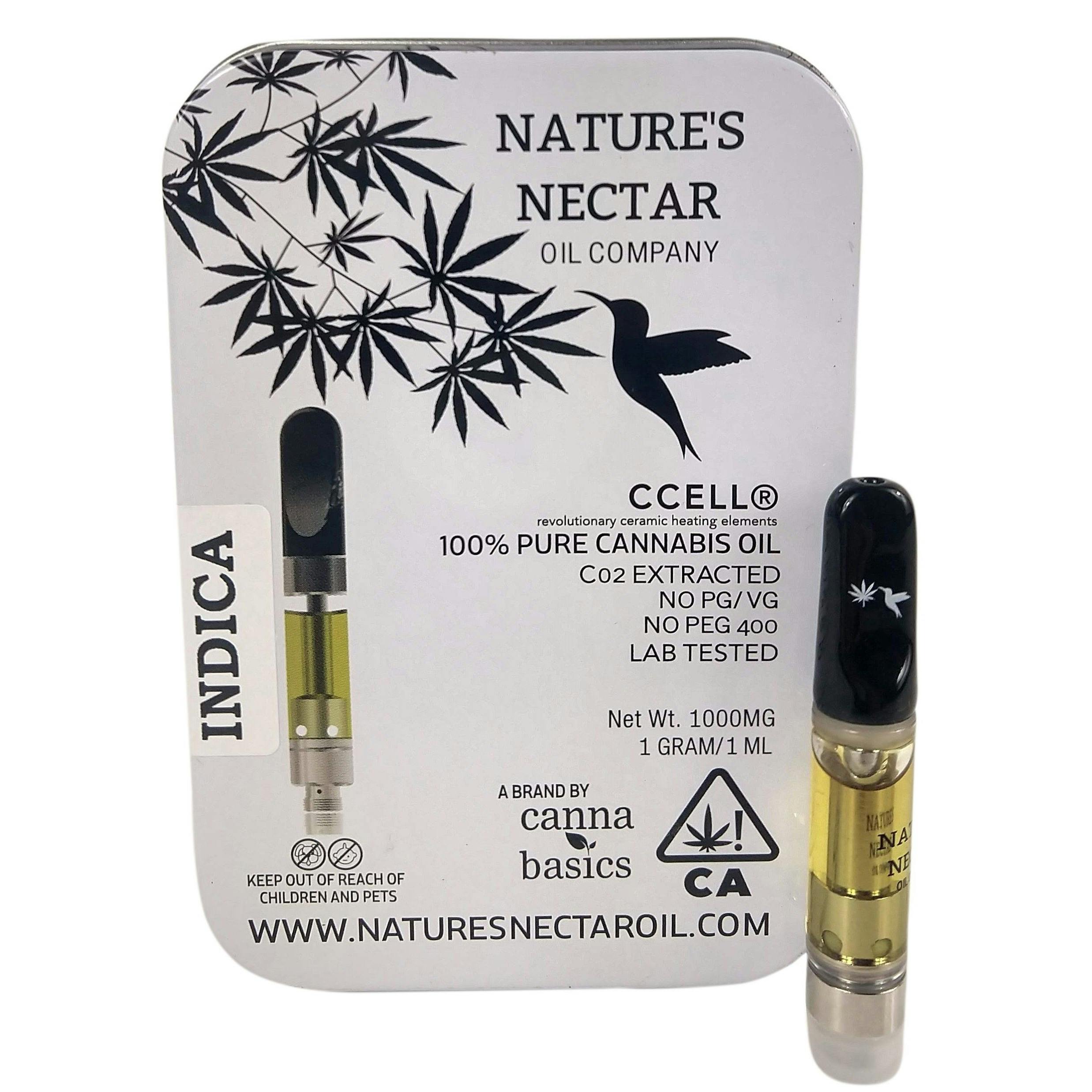 CANNA BASICS NATURE'S NECTAR Oil Cartridge INDICA Leafly